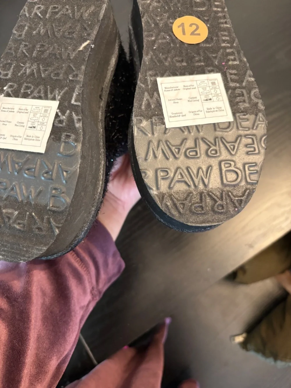Bear paw boots